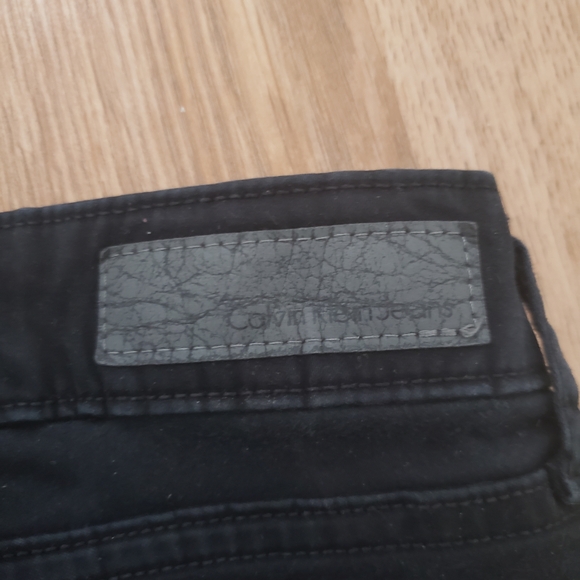 Calvin Klein Jeans Unisex Black Navy Pants Jeans With Logos. Open To Offers - Picture 5 of 6